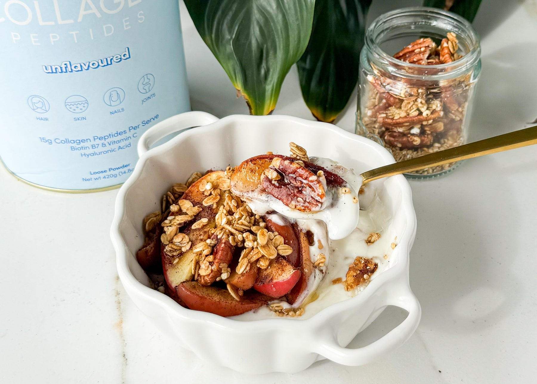 Apple Pie Yoghurt Bowl - The Collagen Co.