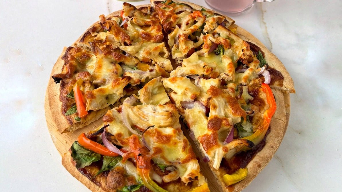 BBQ chicken pizza - The Collagen Co.