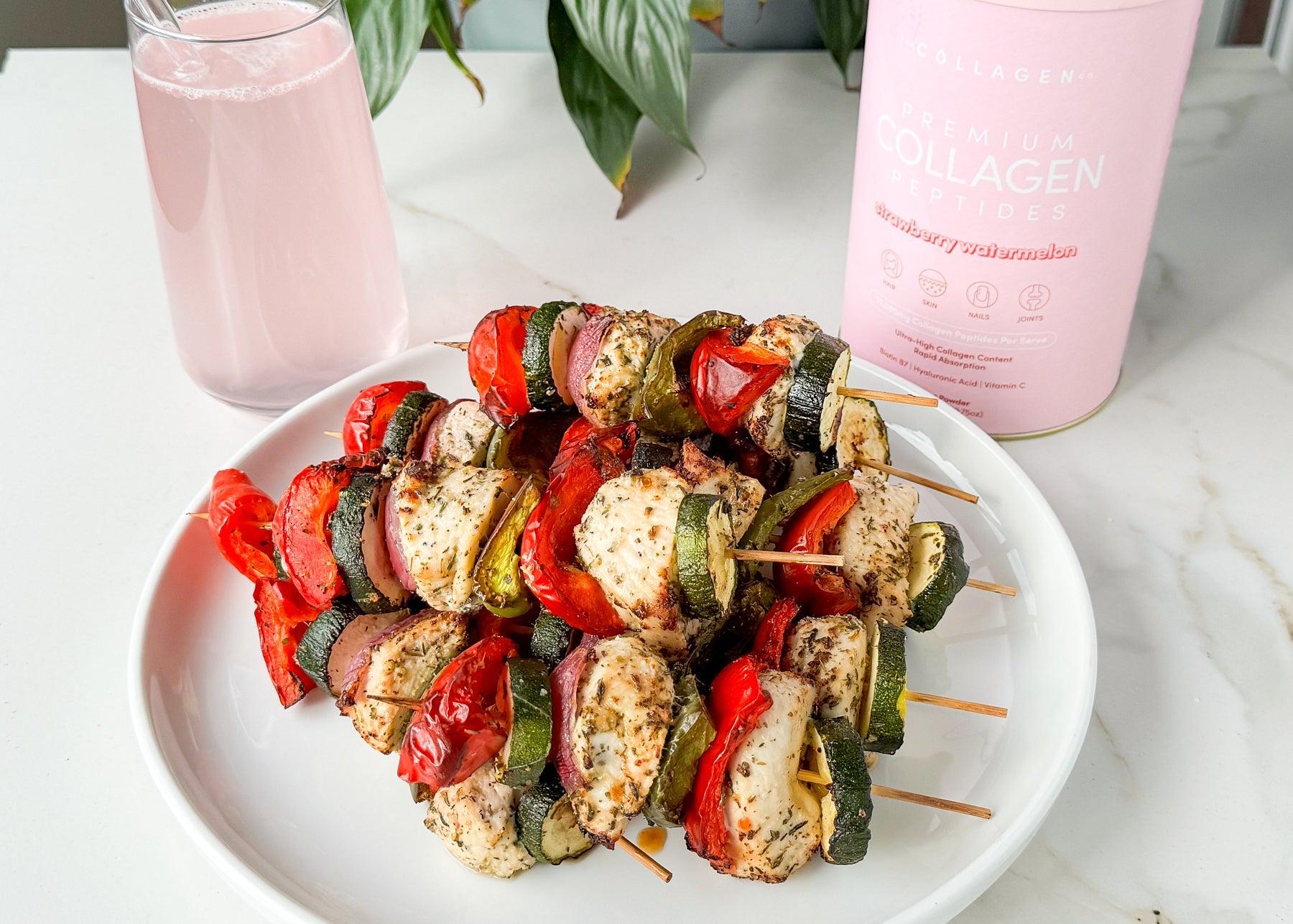 Chicken and veggie skewers - The Collagen Co.