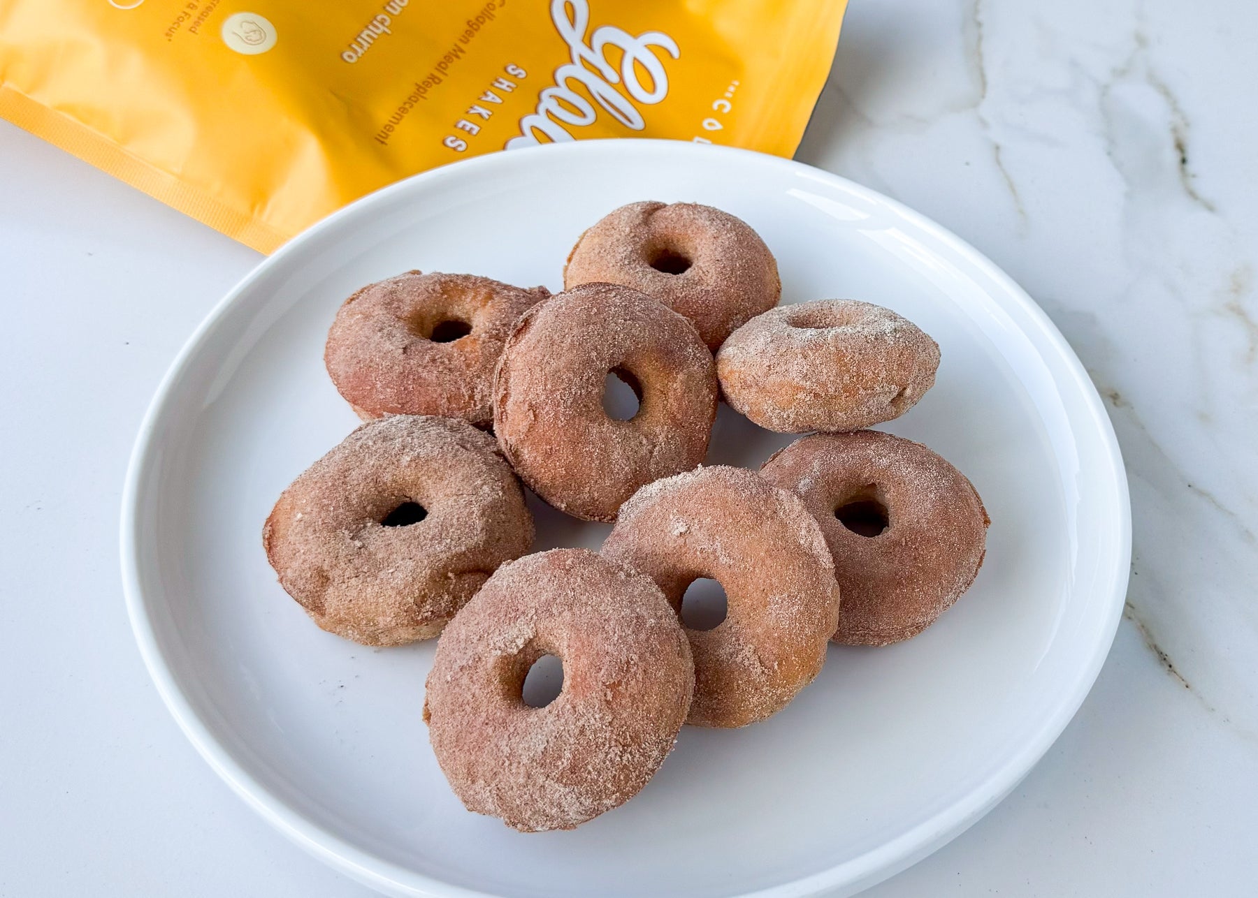 Cinnamon Churro Doughnuts - The Collagen Co.