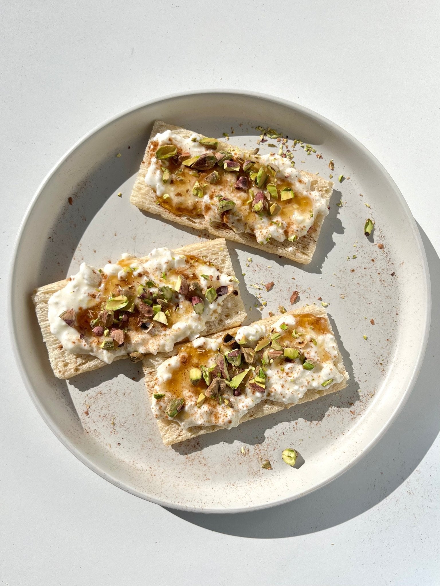 Cottage Cheese, Honey and Pistachio Bites - The Collagen Co.