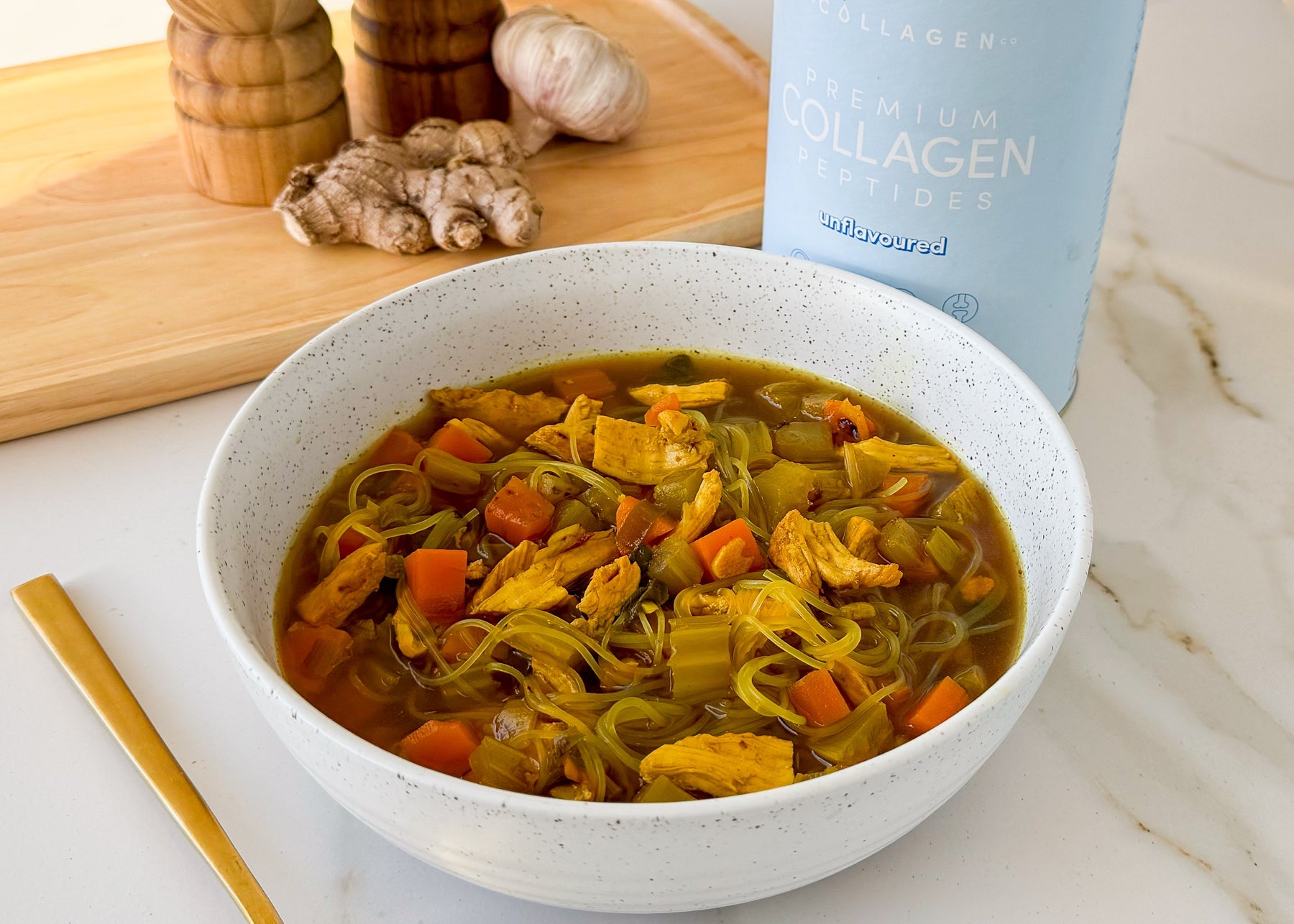 Healthy Chicken Noodle Soup - The Collagen Co.