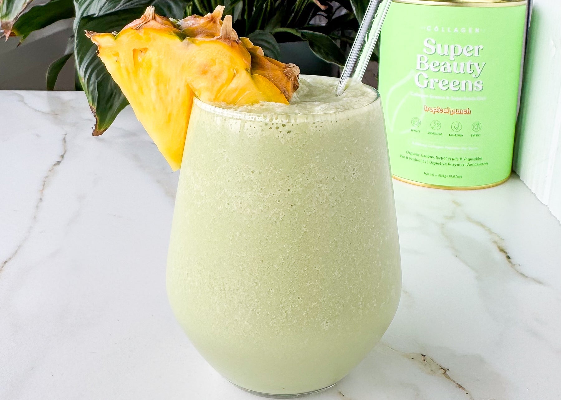 Piña Colada Glow Smoothie - The Collagen Co.