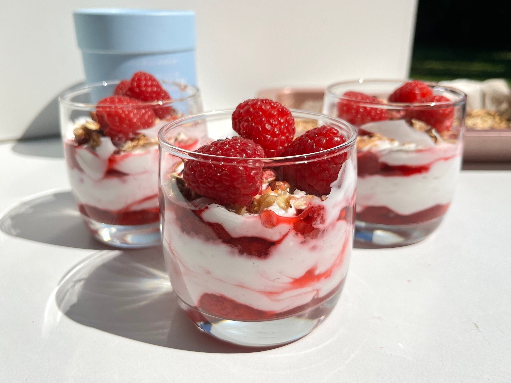 Raspberry Breakfast Pots - The Collagen Co.