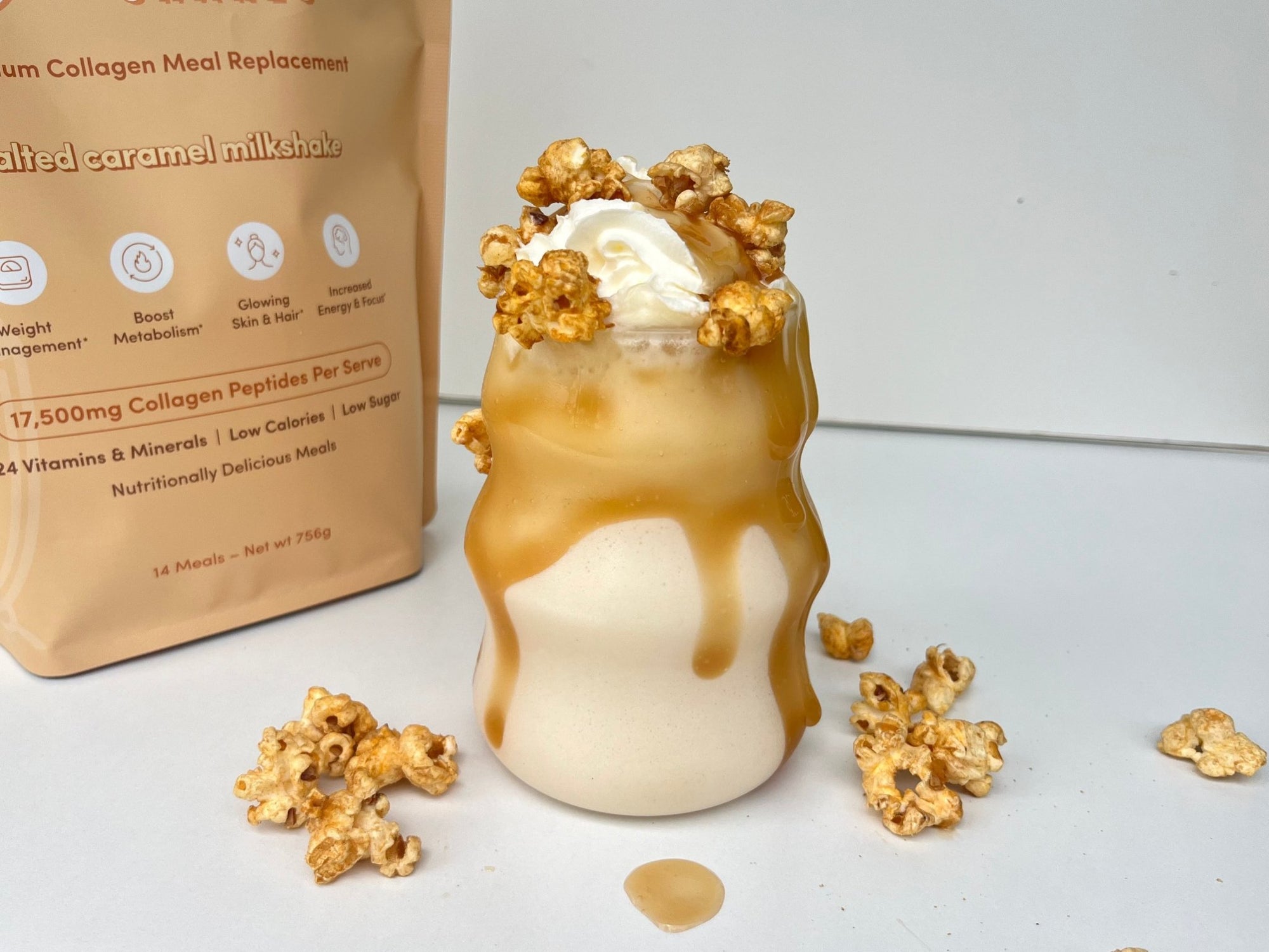 Salted Caramel Thick Shake - The Collagen Co.