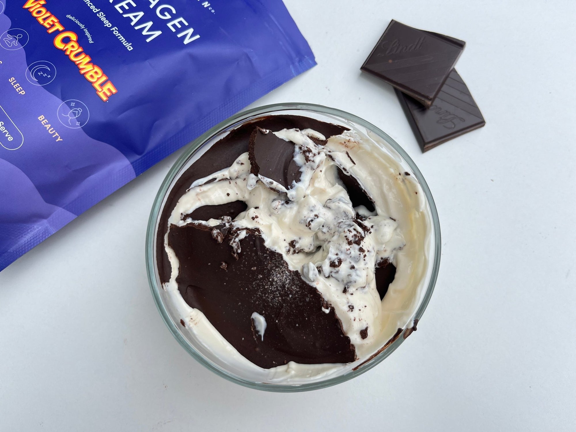 Violet Crumble Choc Top Yoghurt - The Collagen Co.