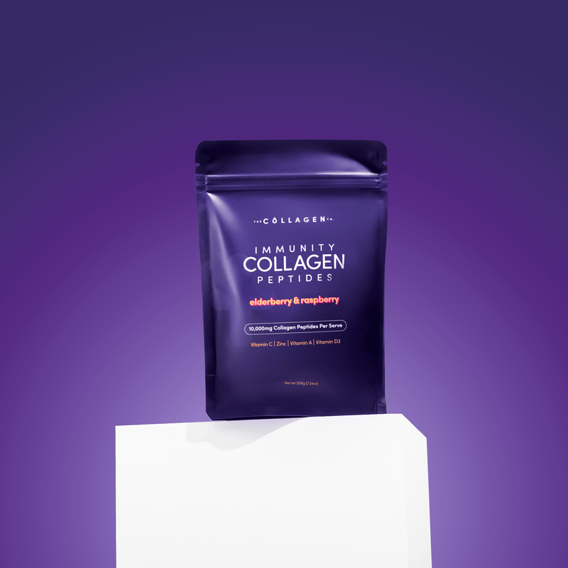 Immunity Collagen Peptides - Elderberry & Raspberry 208g - The Collagen Co.