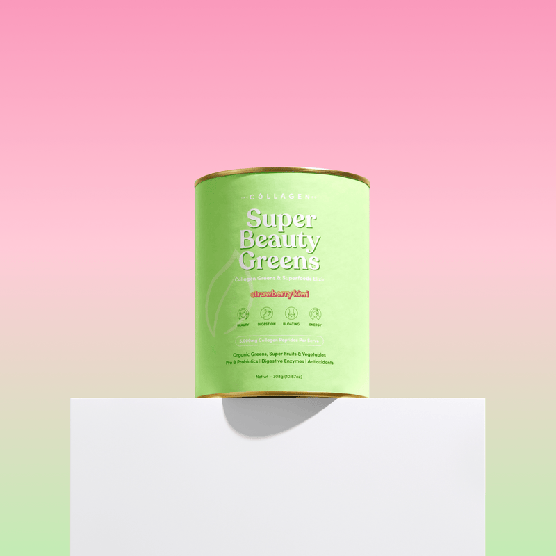 Strawberry Kiwi Super Beauty Greens - 308g - The Collagen Co.